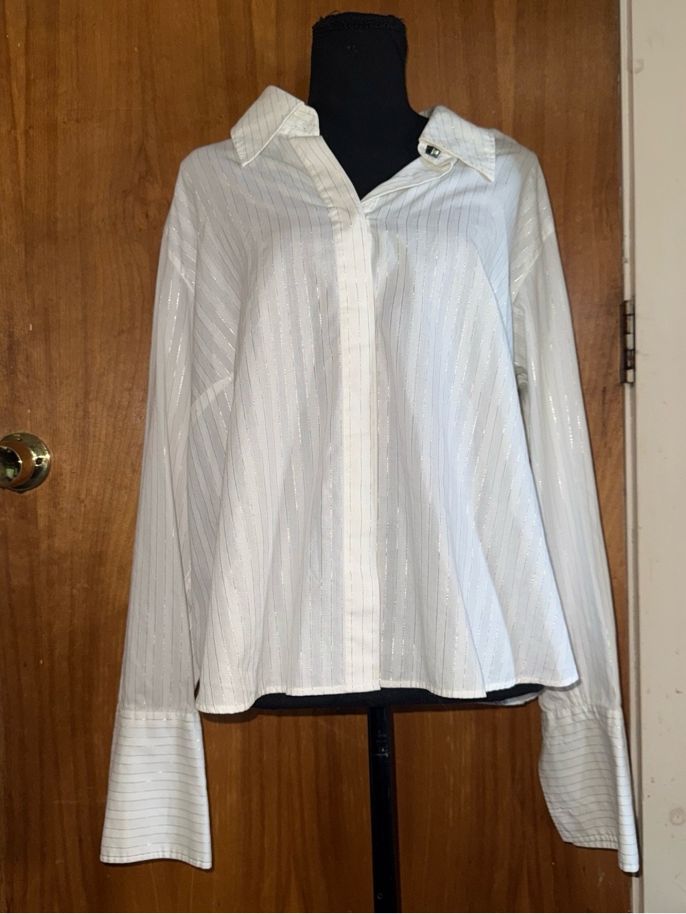 White button down